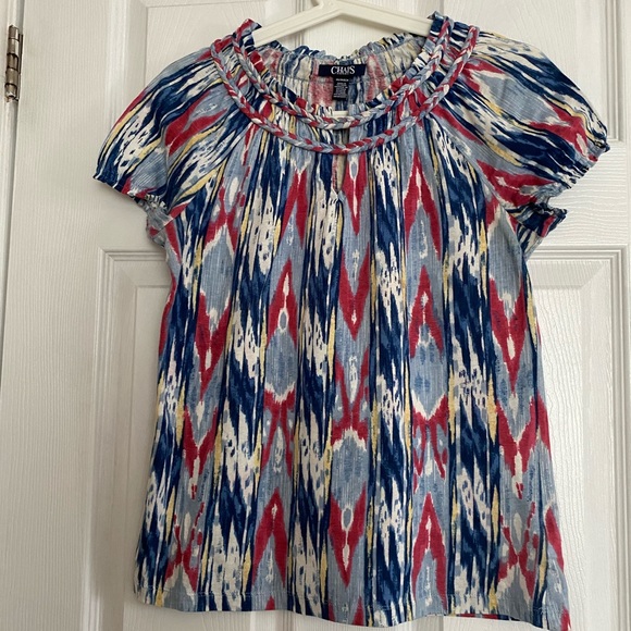 Chaps Multi-Coloured Short Sleeve Shirt - Picture 1 of 5